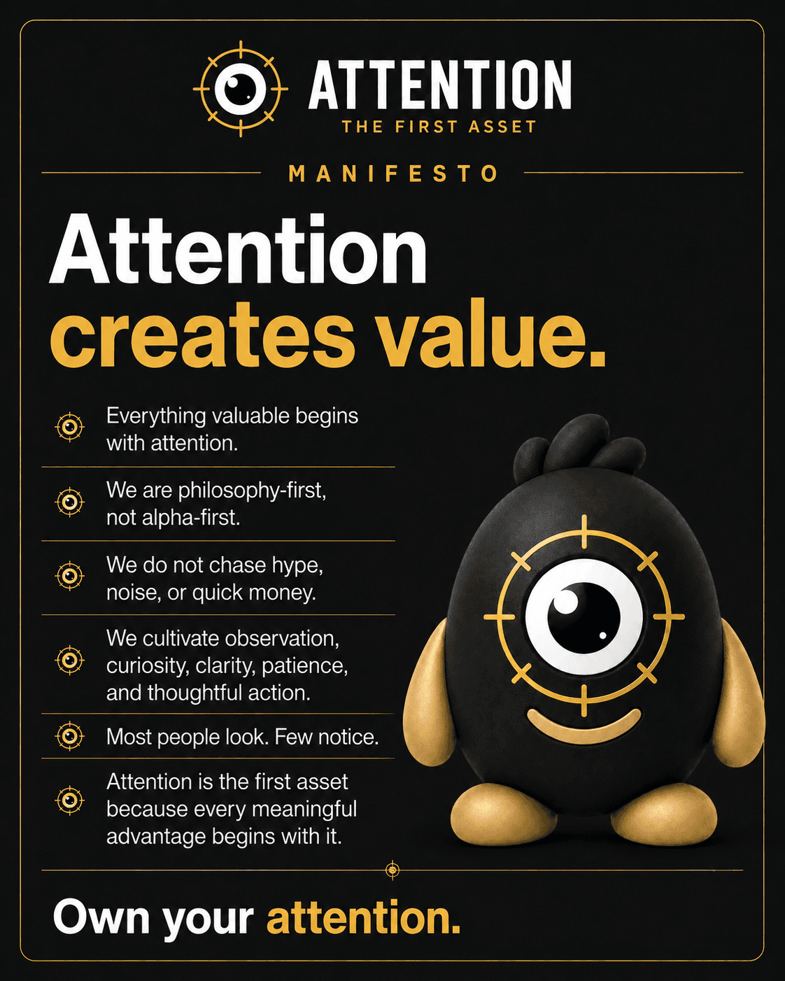 Attention manifesto